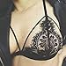 haoricu 2019 Women Bra Women Hollow Translucent Underwear Black Lace Strap Bra Tops Bustier
