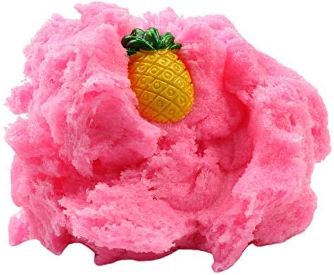 Frunalte Squishies Slime Toys Multicolor Pineapple Ice Cream Mixing Cloud Slime Squishy Mud Putty Scented Stress Relief Clay Toys for Kids Adults Gifts A5