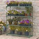 Gardman R691 4-Tier Greenhouse Staging, 35" Long x 11" Wide x 42" High (Discontinued by Manufacturer)