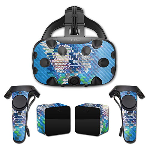 MIGHTY SKINS MightySkins Carbon Fiber Skin for HTC Vive Full Coverage - Peace a…