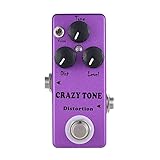 ammoon MOSKY MP-50 CRAZY TONE RIOT Distortion Mini Single Guitar Effect Pedal True Bypass