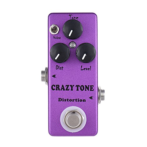 ammoon MOSKY MP-50 CRAZY TONE RIOT Distortion Mini Single Guitar Effect Pedal True Bypass