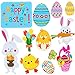 Supla 12 Pcs Assorted Easter Yard Signs Easter Yard Garden Stakes Bunny Chick Easter Egg Basket Tulip Butterfly Lawn Ornaments Yard Art with 14 Pcs Metal Stakes for Easter Spring Outdoor Decorations