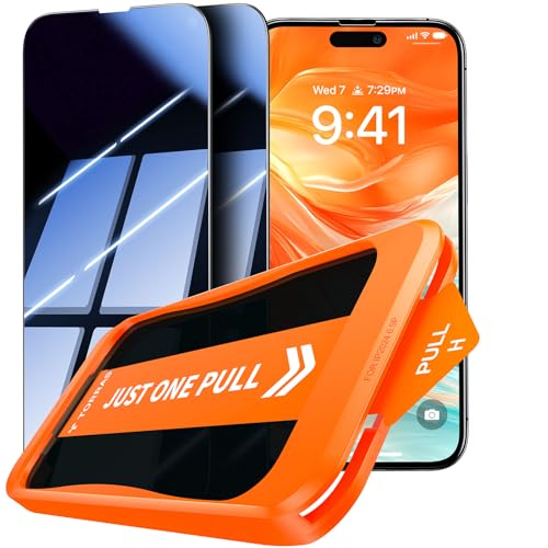 TORRAS Präzise für iPhone 17e/16e für Panzerglas Sichtschutz [TOP 9H+ Bruchsicheres] Schutzfolie iPhone 16e/17e Folie Dauerhaft 9H+ Schutzglas [Full S