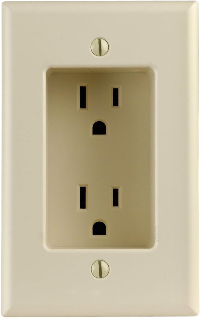 Leviton 689-W, 1-Pack, White - Electrical Outlets - 