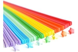 1350 Sheets Origami Stars Papers,Aierliusa Origami Star Paper Strip Package, Origami Paper Stars, 27 Colors, 1350 Stripes