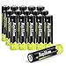 RayHom USB Rechargeable Lithium Batteries AAA - 8-Pack Triple A Batteries, Rechargeable AAA Li-ion Battery with 2 USB-C 2-in-1 Charging Cable, 1.5V 1100mwh, Charges 1 Hours, Over 1000+ Cycles