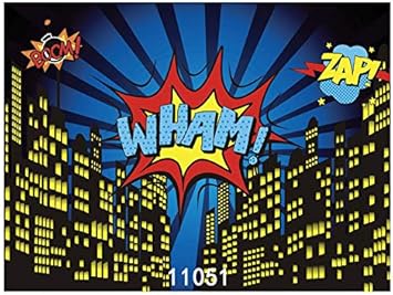 Amazon Com Wolada 8x6ft Superhero Backdrop For Pictures Baby