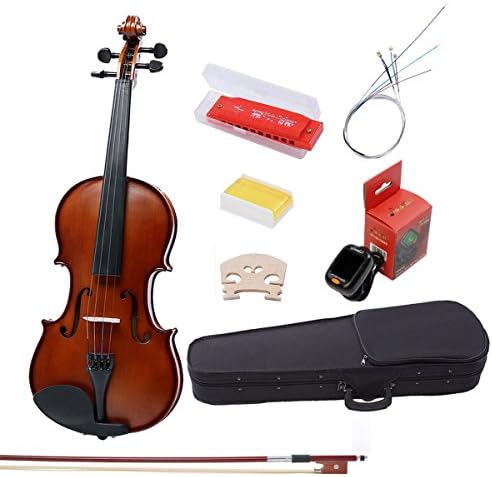 IMusic 1/2 Half Size Handcraft Acoustic Violin Kit for Beginners