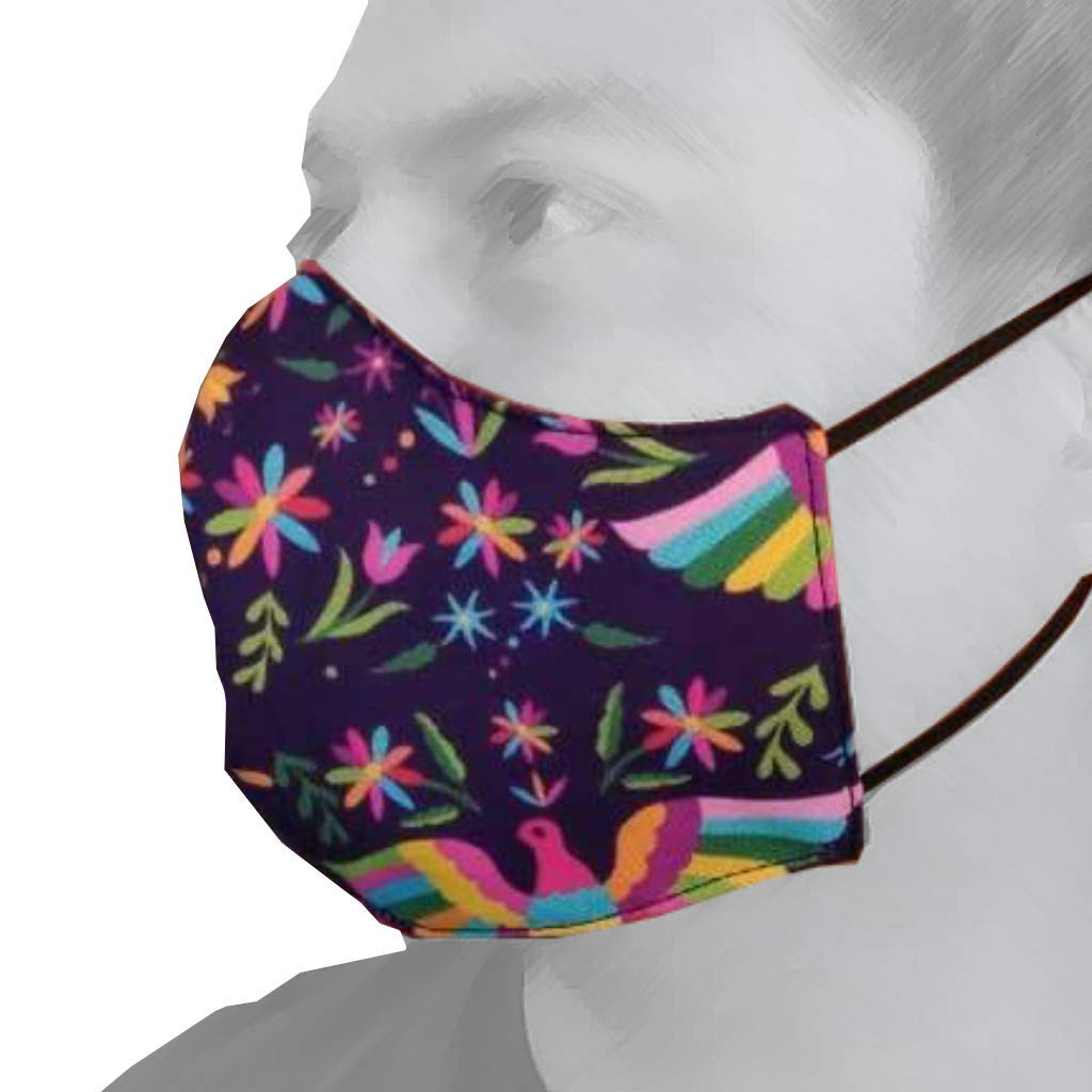 Cubreboca Artesanal Mexicano (Juego de 5 piezas con diseños variados