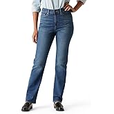 Levi Strauss Signature Gold Women's Totally Shaping Ultimate Ankle Straight Mid-Rise Stretch Denim Jeans