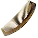 Fine Tooth Comb Natural Ox Buffalo Horn Comb - Anti-Static Hair Massage Comb