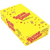 Sugar Daddies Milk Caramel Pops, 0.47oz, 48 Count (Pack of 1) | Individually Wrapped, Long Lasting Caramel Lollipops, Peanut Free, Kosher, Gluten Free, 22.3oz Box