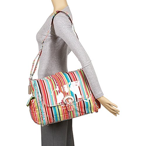 Kalencom Laminated Buckle Bag, Tequila - Thumbnail 5