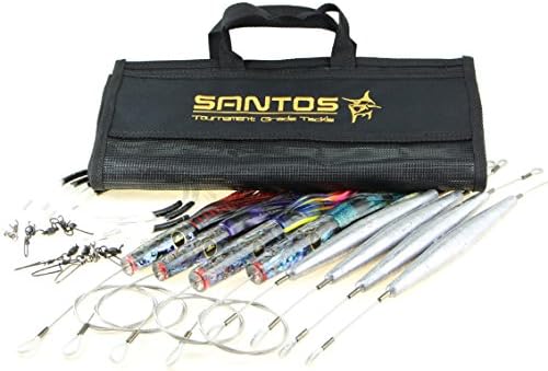 Santos Tournament Grade Tackle Wahoo Light Offshore Big Game Trolling Lure Pack