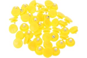 Cabilock 60pcs Steel Ice Cleats Traction Studs Anti-Slip Crampons for Shoes and Boots Easy to Install