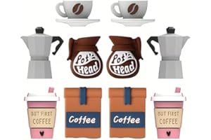 3D Coffee Silicone Focal Beads Cute Mini Coffee Cup Designs for Jewelry Making, DIY Crafts, Beading Kits, 3D Coffee Cup