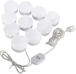 Moklo Accesorios de iluminación para tocadores, Luces Frontales de