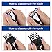 Kebor Hair Clippers for Men, Electric Cordless LED Display Titanium Ceramic Blade Cutting Kit with Charging Dock and Oil, Rechargeable Lithium-ion Battery Mens Beard Trimmer Wireless Travel Set PC1010