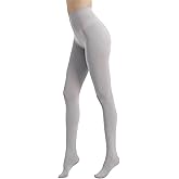 CACCICO 80D Semi Opaque Tights for Women Stretchable High Waist Womens Stockings Soft Pantyhose with 20+ Colors