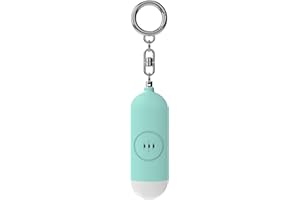 DOHOME Personal Safety Alarm for Women Work with Apple Find My with 130DB Loud Speaker Safe Sound Personal Security Alarm Keychain with LED Lights Self Defense Keychain Siren (Blue)