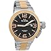 TW Steel Canteen Bracelet Rose Gold Black Dial Automatic Men's Watch CB135