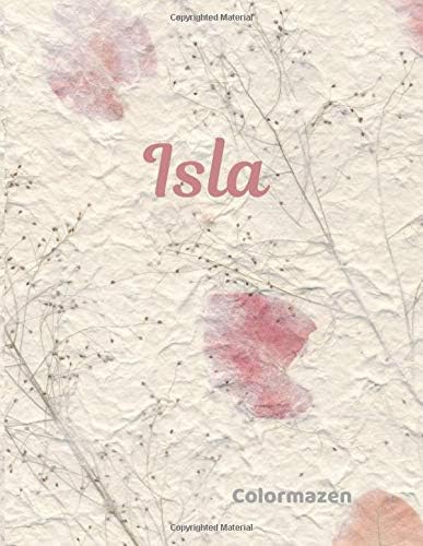 Isla: Pink Petal Personalised Notebook (Large) (Pink Petal Personalised Notebooks)
