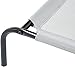 Amazon Basics Cooling Elevated Dog Bed with Metal Frame, X-Small, 28 x 21 x 7 Inch, Grey