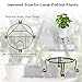 Tinland Plant Stand Metal Flower Pot Holder Indoor Outdoor Rustproof Rack for Tall Heavy Potted Plants 11.8inx 5in Bronze Brown (2 Pack)thumb 2
