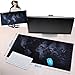 Desk York Extra Large Extended World Map Mousepad XXL Gaming Waterproof Mice Mat/Pad for Office or Home - Non-Slip Rubber Base with Stitched Edges