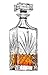 James Scott Crystal Decanter for Whiskey, Liquor and Bourbon - 25 Oz. Lead Free | Irish Cut design | Gift Box primary