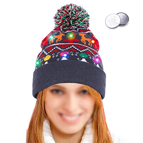 Beanie Cap Winter Snow Hat Xmas Gift 