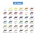 EIALA Marco Raffine Premier Colored Pencils,Artist Grade High Quality Water Soluble Drawing Pencils for Professional Sketch Artist/Secret Garden Coloring Book (36 Color)