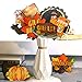 24 Pieces Thanksgiving Party Decorations Thanksgiving Sign Cutouts Thanksgiving Feast Party Supplies Centerpiece Sticks Table Cake Toppers Photo Booth Props with 6 Style Design
