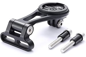 Cestbon Out Front Bike Mount Compatible with Garmin Edge Wahoo Elemnt Bryton Stages Hammerhead, Adjustable Combo Mount(32mm)
