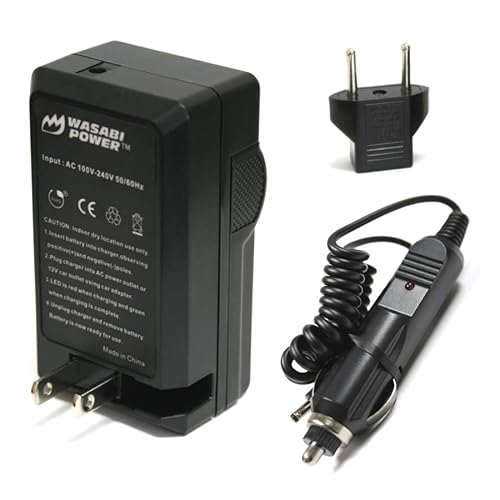 Wasabi Power Battery (2-Pack) and Charger for Nikon EN-EL12 and