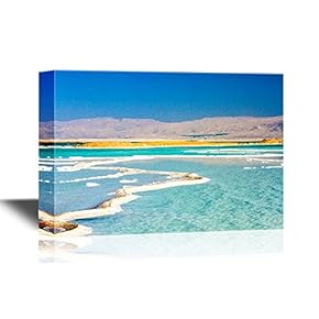 Canvas Wall Art - Beautiful Sea Water - Gallery Wrap Modern Home Art | Ready to Hang - 12x18 inches