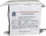SOS Food Labs, Inc. 185000825 S.O.S. Rations Emergency 3600 Calorie Food bar - 3 Day/ 72 Hour Package with 5 Year Shelf Life, 5" Height, 2" Wide, 4.5" Length