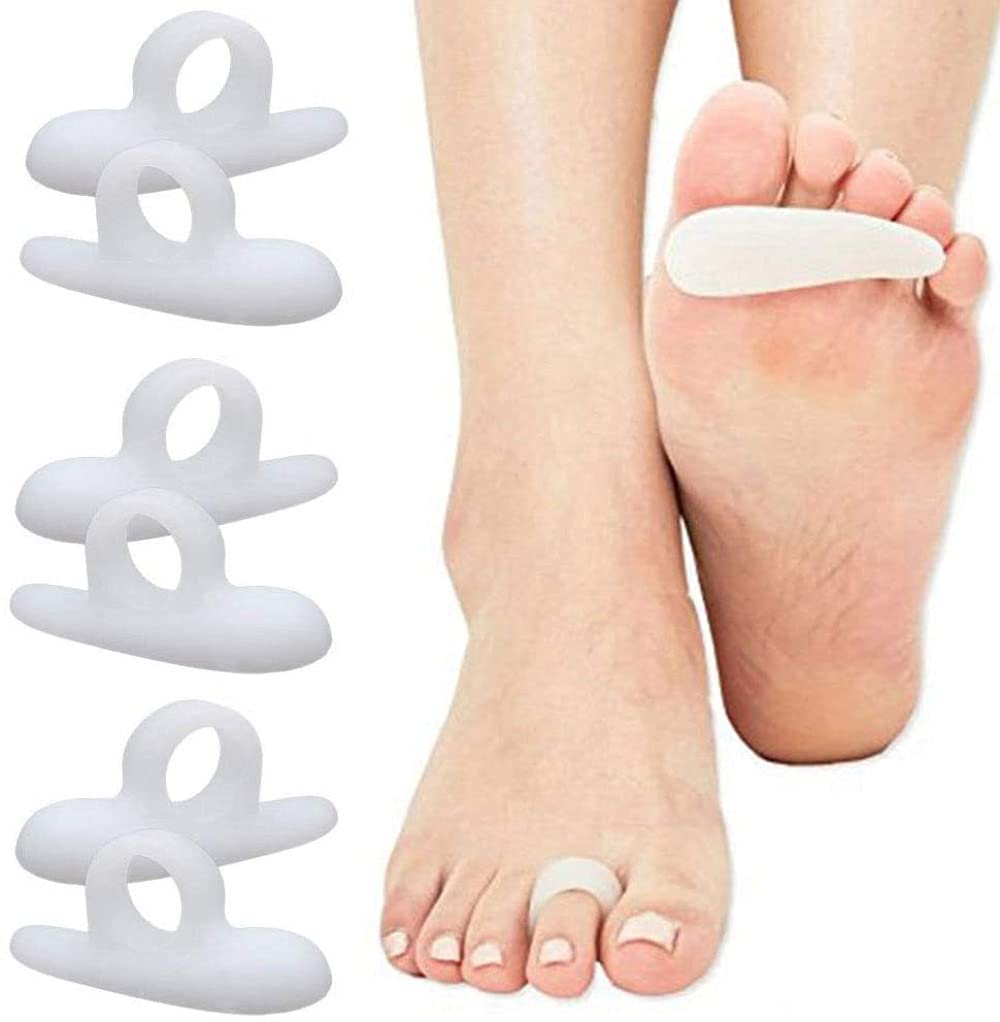 Pedimend Single Loop Hammer Toe Cushion - Hammer Toe Gel Pads - Claw Toe Straightener - Relieve Toe Pain - Absorbs Shock & Vibration - Provide Relief from Bent Toes - Unisex - Foot Care