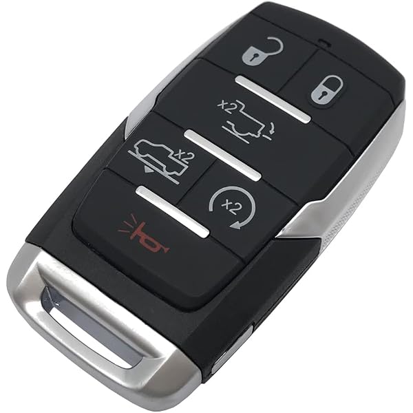 Dodge Key Fob 2-Pack Key Fob Replacement For Dodge Ram, Journey, Durango, Charger - 2008-2014 Models With Remote Start Keyless Entry Remote