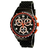 Swatch Men's Nerolino SUSB408 Black Rubber Swiss Quartz Watch