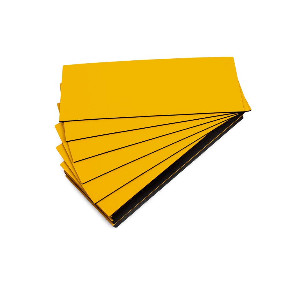 25 Coloured Magnetic Labels (Honey, Length 10 cm, Width 4 cm) — image 1