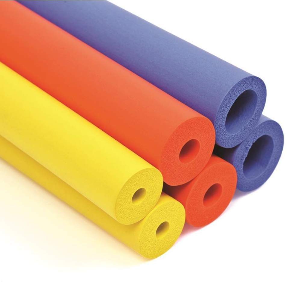 HOMECRAFT Closed Cell Foam Tubing 30 cm - Multi-Coloured, Pack of 6