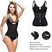 FOMANSH Waist Trainer Cincher Women Corset Tummy Control Shapewear Adjustable Straps Body Slimmer (X-Large) Black