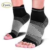 Plantar Fasciitis Socks(1/2/6 Pairs) for Achilles Tendonitis Relief, Best Compression Foot Sleeves with Arch Support for Plantar Fasciitis, Heel Pain, Foot & Ankle Support
