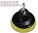 Spin-Scrub Drill Brush Scrub Pad with Drill Attachment - Spin Scrubber for Tile, Sink, Water Spot, Fiberglass Tub, Vinyl Floor - Non-Scratch - Bathroom Scrubber Attachment For Drill (6-Pack)