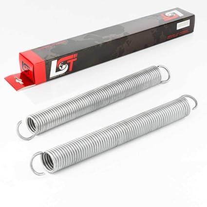 2x GARAGENTORFEDERN 430mm 68 WINDUNGEN ZUGFEDER GARAGE TOR FEDER VERZINKT *NEU*