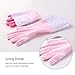 FireBee Rubber Cleaning Gloves Thick Waterproof Kitchen Dishwashing Gloves with Lining Household Latex Gloves (1 Pair,Purple Medium)