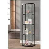Coaster Home Furnishings 950171 Curio Cabinet, Black (Kitchen)