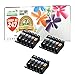 Shop At 247 ® Compatible Ink Cartridge Replacement for Canon PGI-225 + CLI-226 (3 Large Black, 3 Small Black, 3 Cyan, 3 Yellow, 3 Magenta, 15-Pack)
